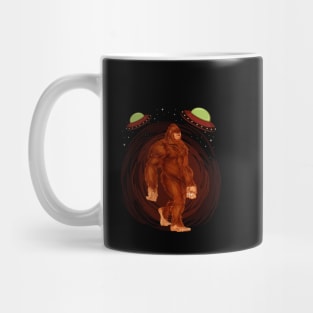 Bigfoot UFO Abduction Mug